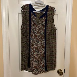 Daniel Rainn sleeveless blouse, 2x